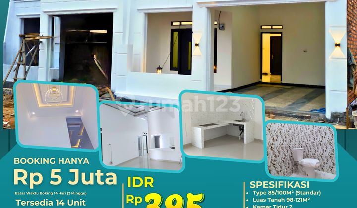 Rumah Modern Murah Dekat Kampus Unila Polinela