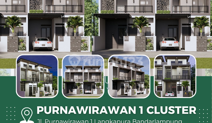 Rumah 2 Lantai Tengah Kota Bandar Lampung 1