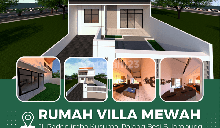 Rumah Villa Mewah 3 Lantai Di Kota Bandar Lampung 1