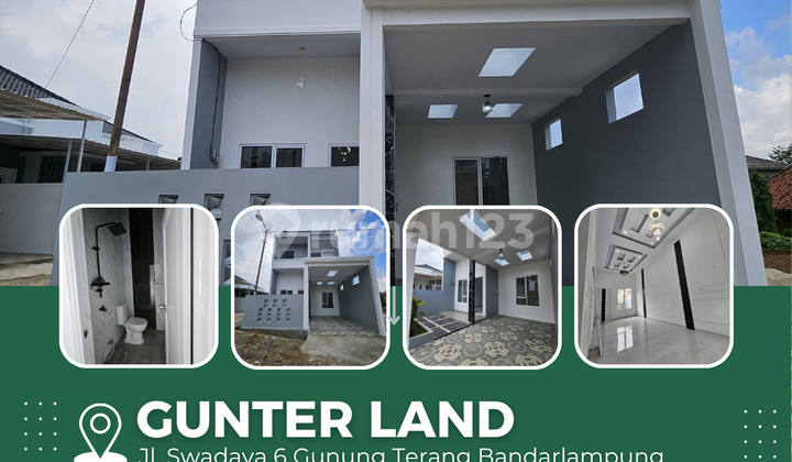 Rumah 2 Lantai Tengah Kota Dekat Kampus Harga Santai 