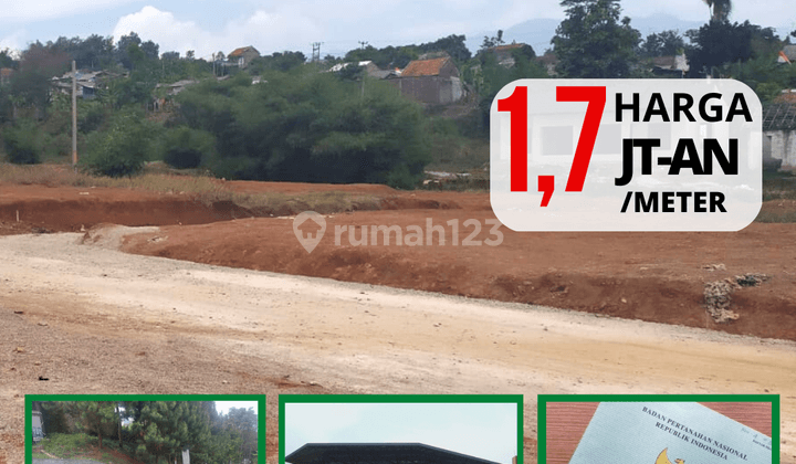  Tanah Strategis Bandung Barat, Dekat Jalan Raya Cimareme, Legaitas SHM 1