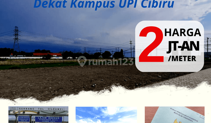 Tanah Hunian Cibiru, Dekat Kampus Dan Sekolah, SHM 1