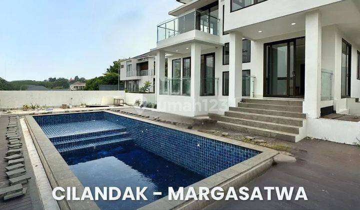 Cilandak, Rumah Modern 3 Lantai Dlm Townhouse Dekat Akses Tol 1