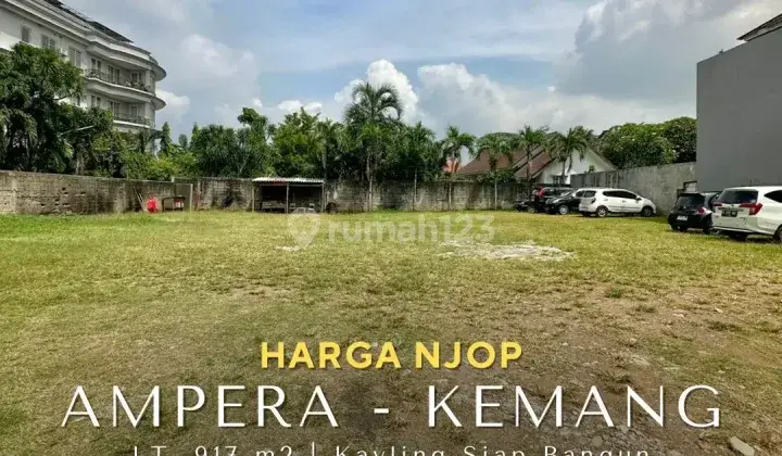 Ampera, Tanah Kavling Siap Bangun Harga Njop Dkt Kemang 1