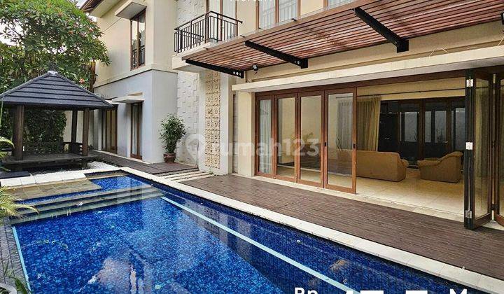 Dijual rumah dlm townhouse kemang row lebar bebas banjir 1