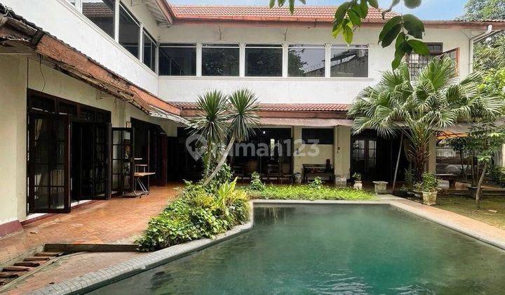 Menteng, Dibawah Pasaran, Rumah Lama Hitung Tanah Area Premium  1