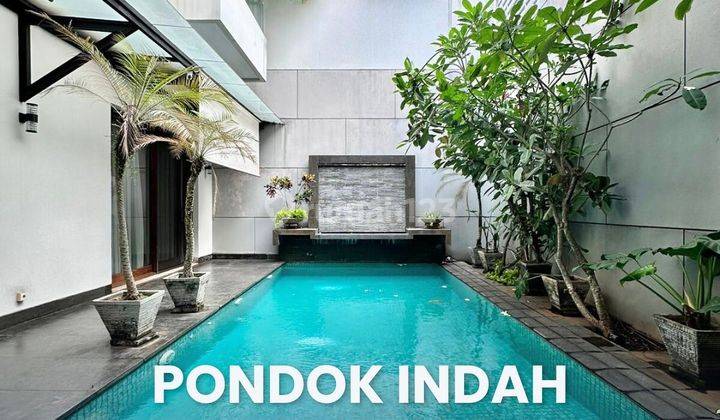 Pondok Indah, Rumah Mewah Tropical Spek Mewah Area Premium  1