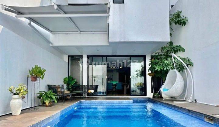 Gandaria, Rumah Modern Dlm Townhouse Kondisi Bagus Dkt Gancit 1