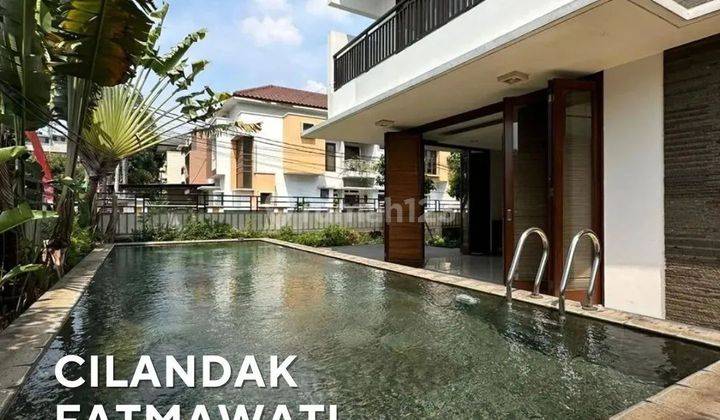 Cilandak ~ Turun harga,Rumah hoek tropis di fatmawati dekat PI 1