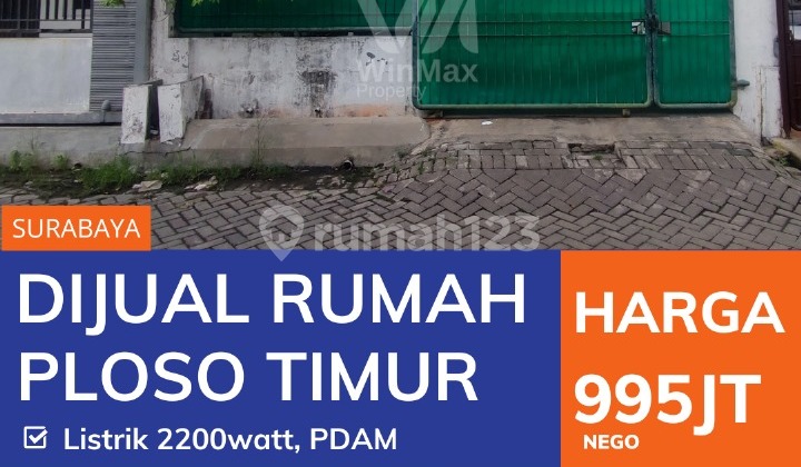 FOR SALE HOUSE Location PLOSO TIMUR 1