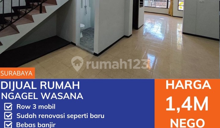 DIJUAL RUMAH Lokasi NGAGEL WASANA 1