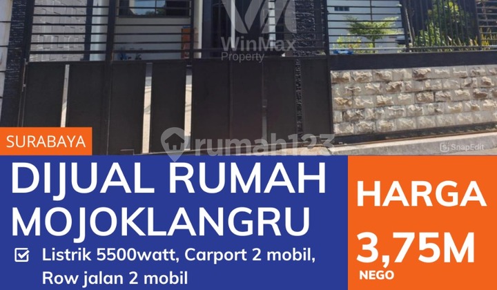  DIJUAL RUMAH  Lokasi MOJOKLANGRU 1