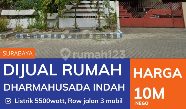 DIJUAL RUMAH  Lokasi Dharmahusada Indah 1