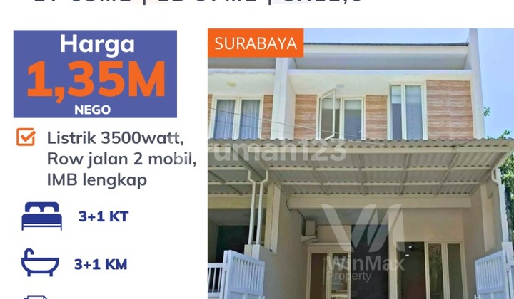 DIJUAL RUMAH  Lokasi Sutorejo Tengah 1