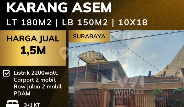 DIJUAL RUMAH Lokasi KARANG ASEM 1
