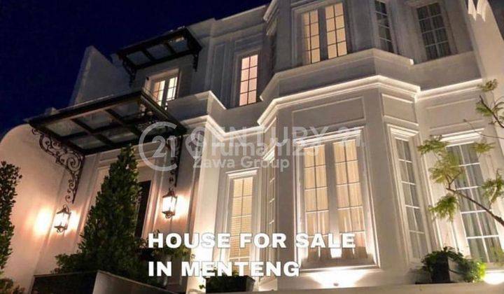 Dijual Rumah Mewah Siap Huni Di Menteng Jaksel Full Furnish 3 Lt 1