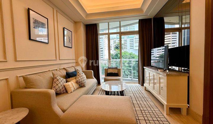 ruang tamu apartment southills 1 br furnished