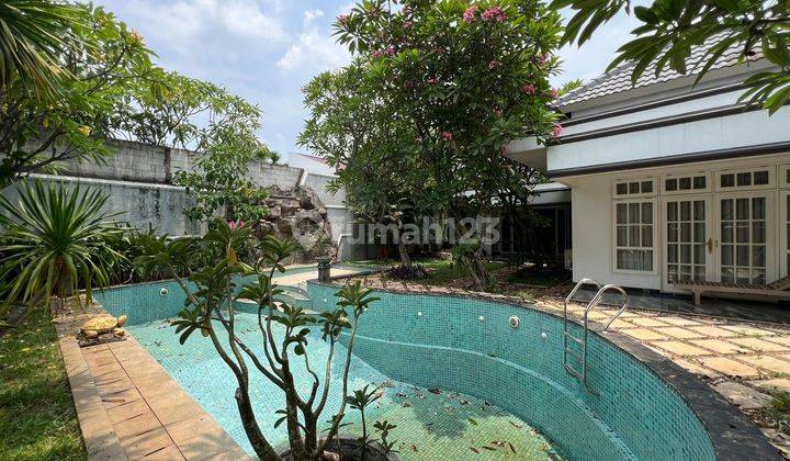 Rumah Modern Tropical Daerah Premium di Cipete, Bebas Banjir, Jaksel 1