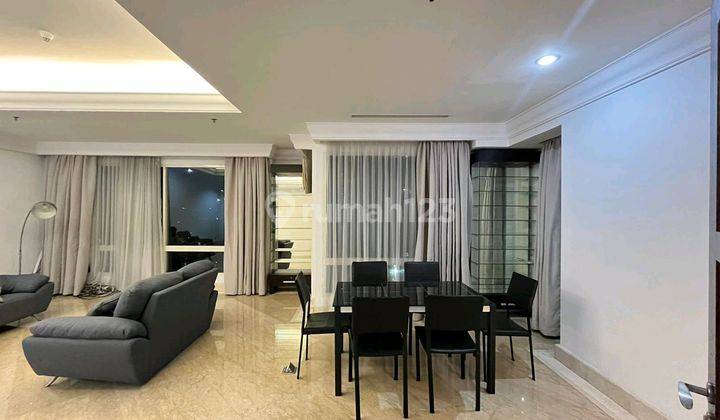 ruang makan apartment scbd suites 2bedroom furnished