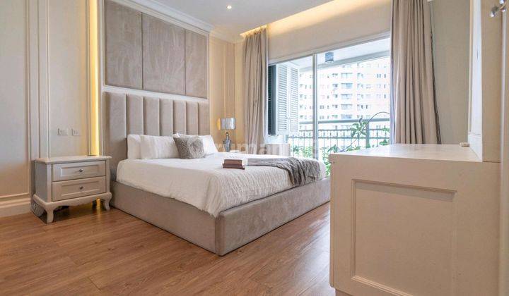 kamar tidur apartment pavilion mewah 2br furnished