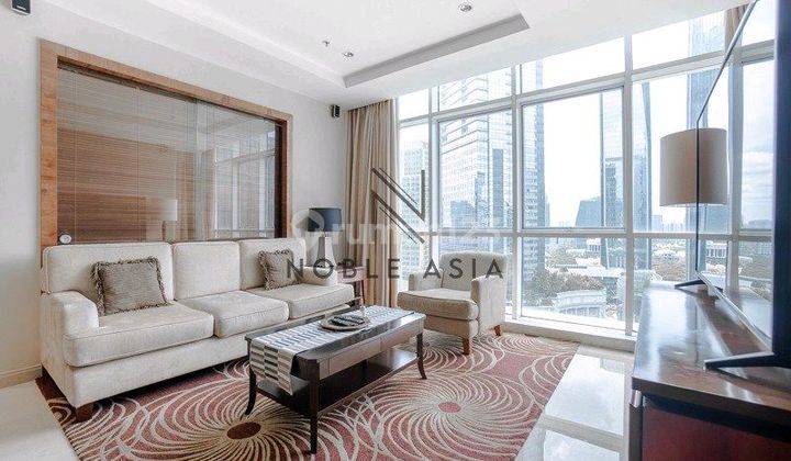 ruang tamu apartment oakwood premier cosmo 2br