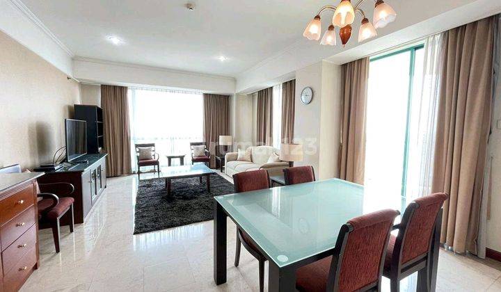 ruang makan apartemen casablanca 2br furnished siap