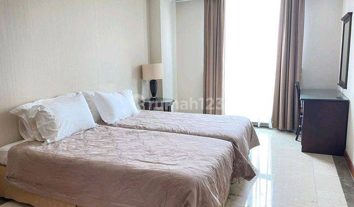 kamar tidur apartemen casablanca 2br furnished siap