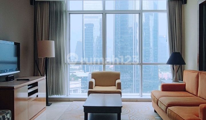 Oakwood Premier Cosmo Apartment 1 Bedroom + 1 Study Room Furnished in Mega Kuningan Near Kuningan Office Area South Jakarta