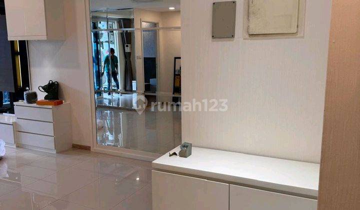 ruang keluarga apartemen casablanca 2br furnished siap