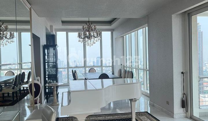 The Peak Sudirman 4BR Furnished Apartment in Sudirman Near MRT and Sudirman Business District, South Jakarta