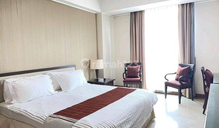 kamar tidur apartemen casablanca 2br furnished siap