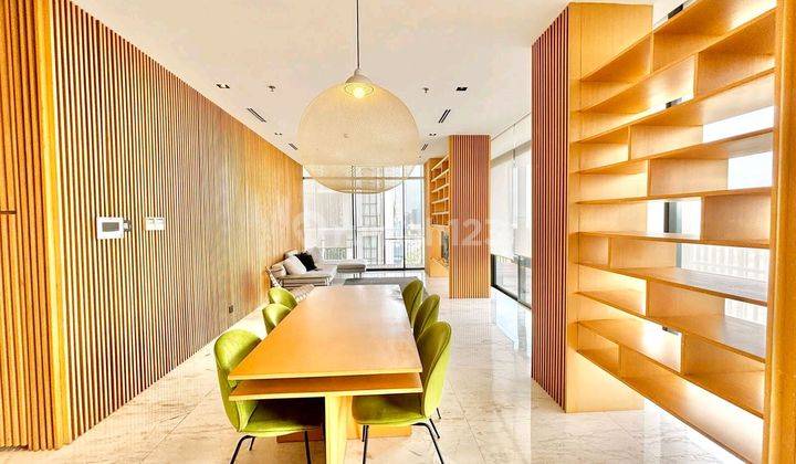 ruang makan apartment senopati suites 3br furnished