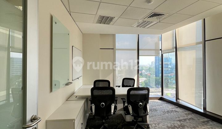 FOR RENT FULLY FURNISHED OFFICE SPACE IN ALAMANDA TOWER TB SIMATUPANG