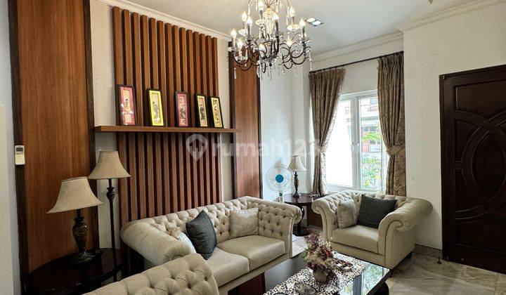 Furnished Mewah Full Marmer Rumah 3,5 Lantai Uk 8x30 Layar Permai 2