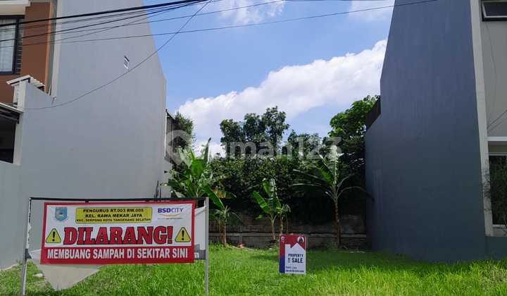 Kavling Langka 200m2, Badan Di Nusaloka Bsd Blok H Kavling Langka 200m2, Badan Di Nusaloka Bsd Blok H