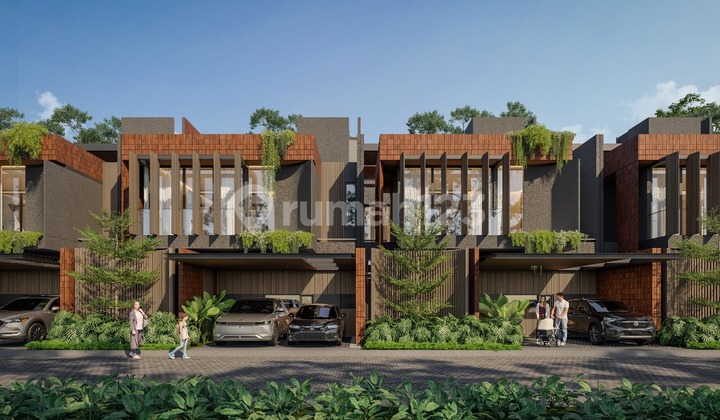 Rumah Gaya Villa Bali Dgn Private Pool Di Serpong Tangsel, Dekat Tol