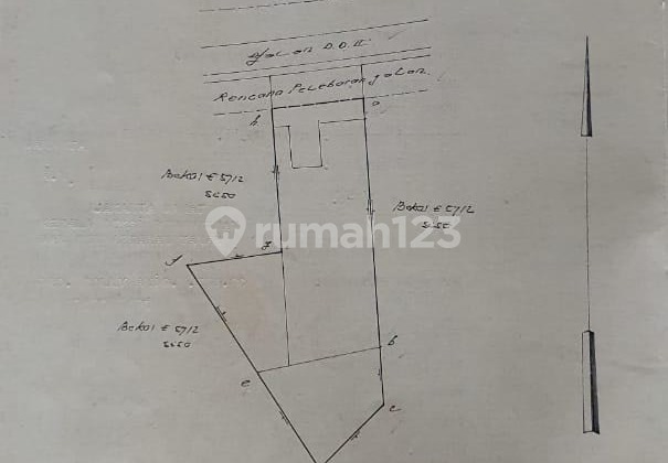 Hitung Tanah, lokasi tidak banjir, SHM, dekat Akses tol Jl Panjang Kb Jeruk, cocok untuk kost 2