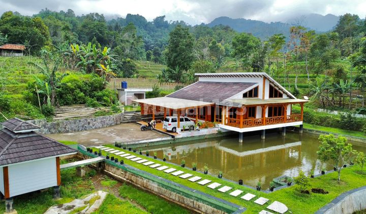 Dijual Rumah Villa Mewah dan Kolam Ikan Luas 3392 M2 di Bojong Purwakarta