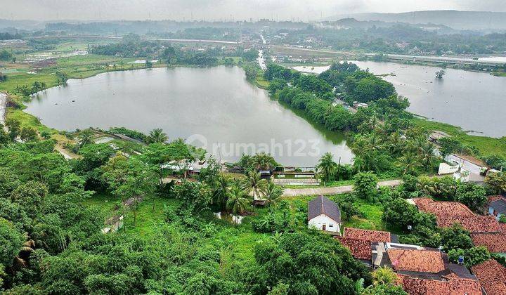 Tanah Sebrang Danau / Situ Zona Industri Klari Karawang Dijual Murah 1