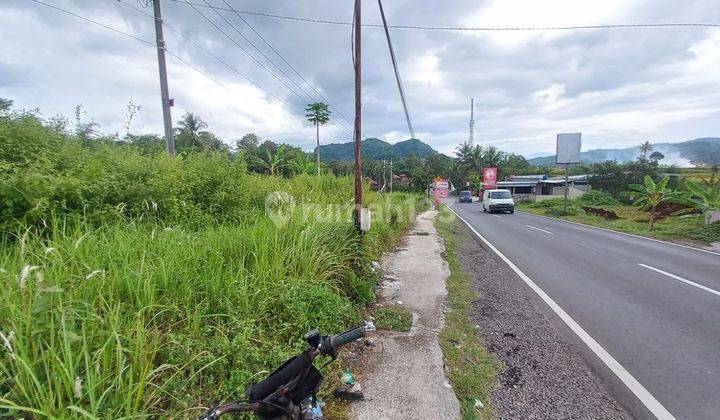 Dijual Tanah Datar Pinggir Jalan Raya Sumedang Kota Batas Sudah di Pondasi 1