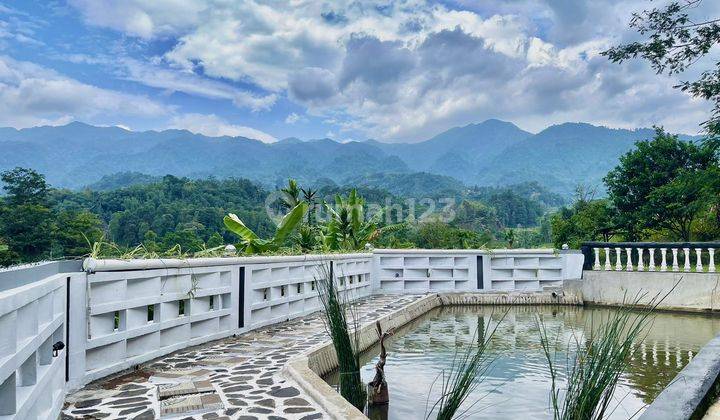 Dijual Rumah Villa + Kolam Ikan Pemandangan Bagus Udara Dingin Purwakarta 1