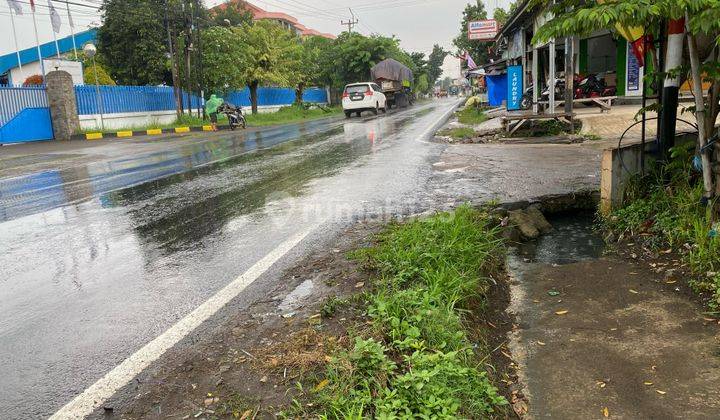 Jual Tanah dan Bangunan Posisi Strategis Pinggir Jalan Raya Dekat Sarana Umum 1