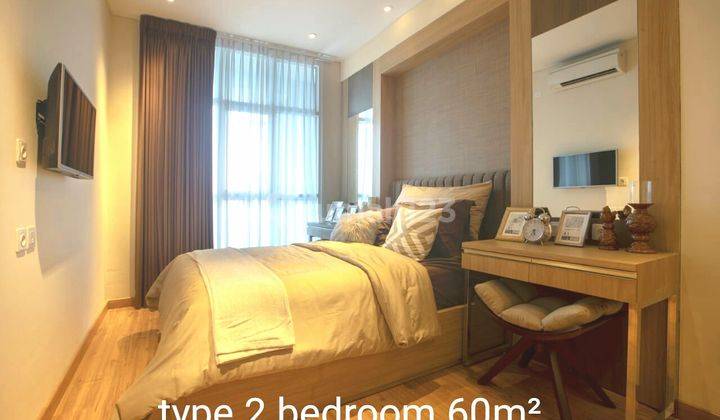 Sewa Apartemen Roseville Soho Suite Bsd 2 BR Eksklusif Baru Murah Fully Furnished Electronic 2