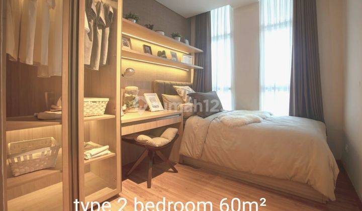 Sewa Apartemen Roseville Bsd 2 BR Eksklusif Baru Full Furnish 2