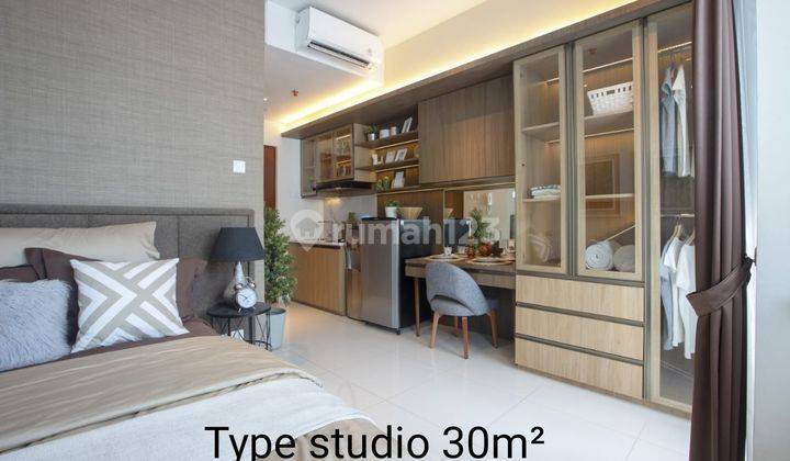 Sewa Apartemen Roseville Bsd Studio 30 M2 Furnished Elektronik 2