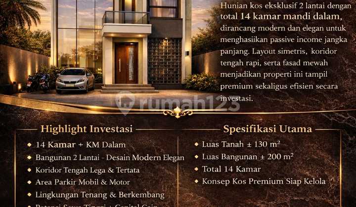 2-Story Boarding House with Elegant Design in Tembalang, Semarang 2