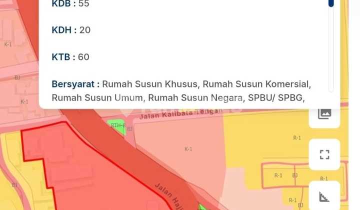 Dijual Kavling Komersial Warung Buncit Raya 7.596 Sqm