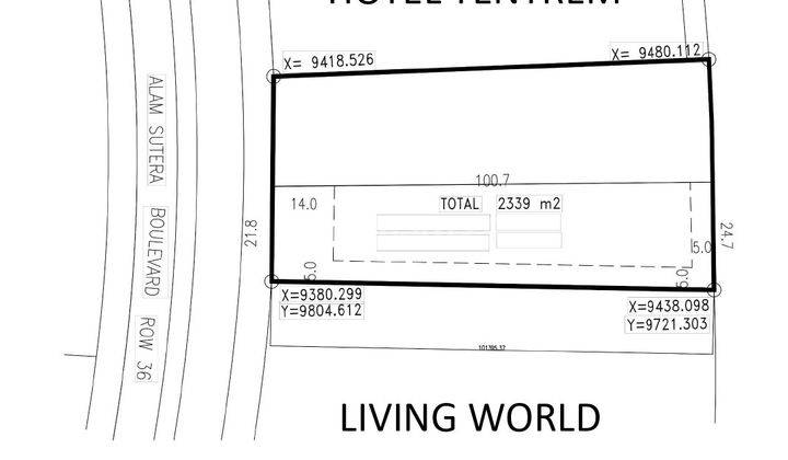 Disewakan Kavling Alam Sutera - Next to Living World Contact +62 81977403529