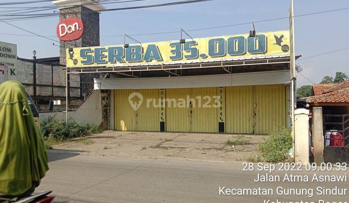 Ruko Di jual Jl Gunung Sindur Parung 1