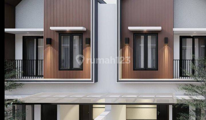 Rumah 2 lantai scandinavian di kota depok cash dan KPR 1